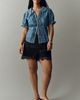 Pilcro Keira Denim Waisted Blouse by Pilcro - 6