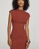 Pilcro Knit Mock-Neck Mini Dress - 1