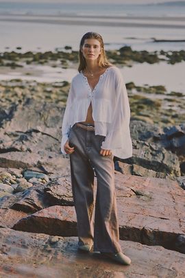 Pilcro Lex High-Rise Tapered Jeans