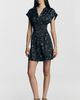 Pilcro Linded Silken Pleated Shirt Dress by Pilcro - 4