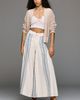 Pilcro Linen Cotton Skirty Sailor Pants - 1