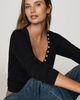 Pilcro Linen Wool Henley Sweater - 1
