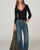 Pilcro Linen Wool Henley Sweater - 2