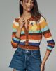 Pilcro Long-Sleeve Crew-Neck Sunshine Cotton Cardigan - 1