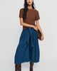 Pilcro Lotus High-Rise Wide-Leg Skirty Crop Jeans - 1