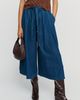 Pilcro Lotus High-Rise Wide-Leg Skirty Crop Jeans - 2