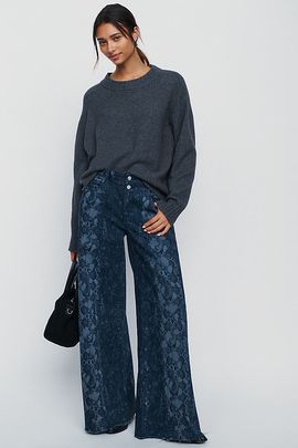 Pilcro Lyra High Rise Wide Leg Jeans
