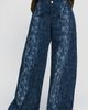 Pilcro Lyra High Rise Wide Leg Jeans - 6