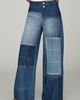 Pilcro Lyra Patchwork Mid-Rise Wide-Leg Jeans - 3