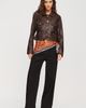 Pilcro Marine Shrunken Faux Leather Jacket - 2