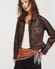 Pilcro Marine Shrunken Faux Leather Jacket - 4