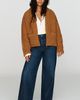 Pilcro Marlow Fleece Zip-Front Sweater - 9