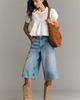 Pilcro Mid-Rise Culotte Denim - 1