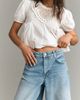 Pilcro Mid-Rise Culotte Denim - 4