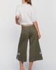 Pilcro Mid Rise Wide Leg Culotte Pants - 4