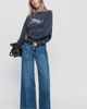 Pilcro Nico Mid Rise Flare Leg Jeans - 1