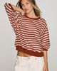 Pilcro Niki Cotton Bubble Sweatshirt - 1