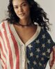 Pilcro Oversized Stars & Stripes Cardigan - 2