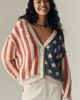 Pilcro Oversized Stars & Stripes Cardigan - 3