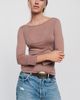 Pilcro Pearson Wool Bend Tissue Weight Top - 1