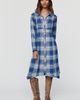 Pilcro Plaid Waisted Midi Shirtdress - 1