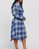 Pilcro Plaid Waisted Midi Shirtdress - 7