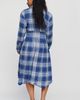 Pilcro Plaid Waisted Midi Shirtdress - 8