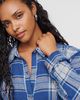 Pilcro Plaid Waisted Midi Shirtdress - 9