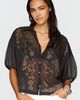 Pilcro Quincy Sheer Studded Blouse - 2