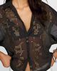 Pilcro Quincy Sheer Studded Blouse - 5