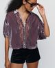 Pilcro Quincy Velvet Lace Blouse - 1