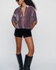 Pilcro Quincy Velvet Lace Blouse - 4