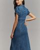 Pilcro Rebekah Denim Slim Midi Dress by Pilcro - 2