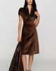 Pilcro Rebekah Velvet Slim Midi Dress - 4