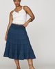 Pilcro Reese 100% Cotton Smocked Midi Skirt - 5