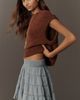 Pilcro Reese 100% Cotton Smocked Mini Skirt - 1