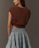 Pilcro Reese 100% Cotton Smocked Mini Skirt - 3