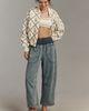 Pilcro Reese Barrel-Leg Pants in Cross-Weave Cotton - 2