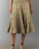Pilcro Reese Linen Cotton Smocked Midi Skirt - 2