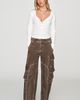 Pilcro Ribbed V-Neck Henley Tee - 4