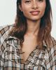 Pilcro Ruched-Yoke Buttondown Shirt - 5