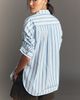 Pilcro Ruched Sleeve Buttondown Shirt - 3