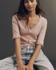 Pilcro Ruffled V-Neck Half-Sleeve Tee - 1