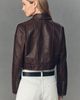 Pilcro Rumi Shrunken Faux Leather Moto Jacket - 3