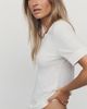 Pilcro Sable Cotton Modal Notched Collar Tee - 2