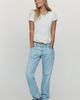 Pilcro Sable Cotton Modal Notched Collar Tee - 4