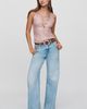 Pilcro Shine Cotton Blend Henley Tank Top - 4