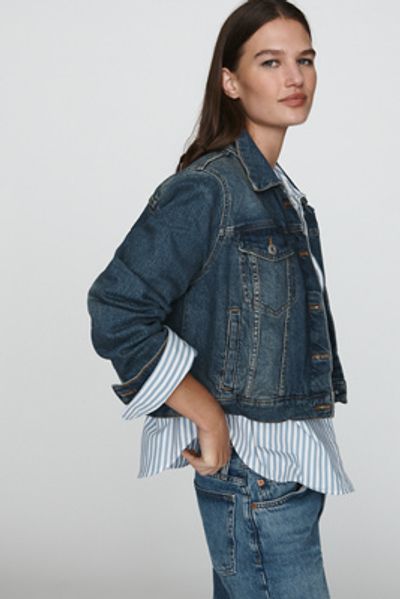 Pilcro Shrunken Denim Jacket