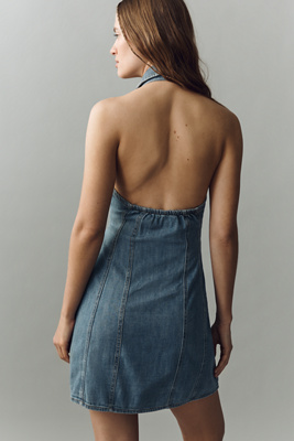 Pilcro - Sleeveless Denim Mini Dress