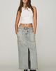 Pilcro Slouchy Denim Column Skirt - 1